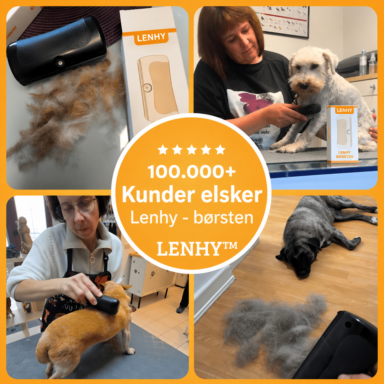 Lenhy™ - hundebørste